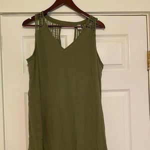 Old Navy size Large **Super cute*Olive Green Dress